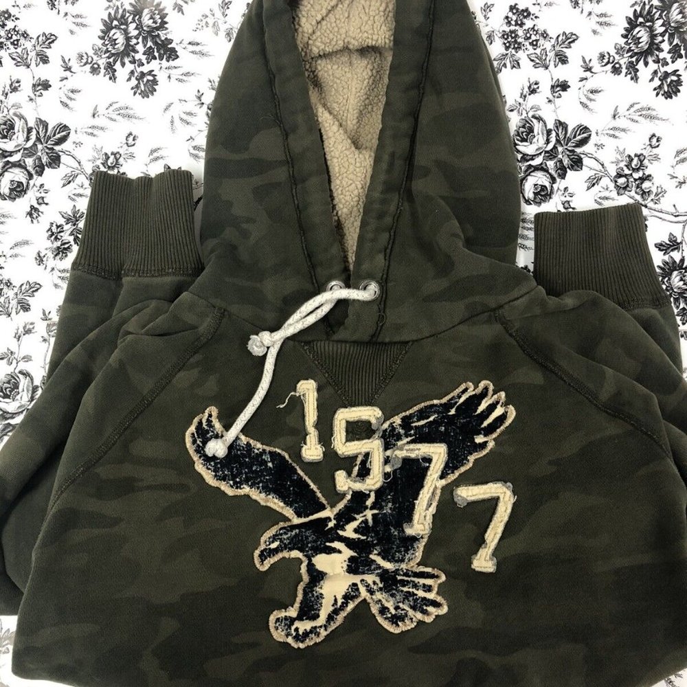 American Eagle Outfitters Men's Athletic Fit Hooded Sweatshirt Us M